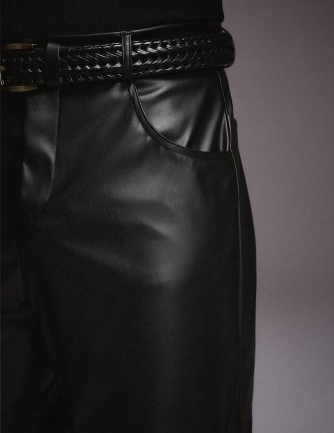Men's Straight-Leg Trousers – High-Waist Relaxed Fit Fashion Pants